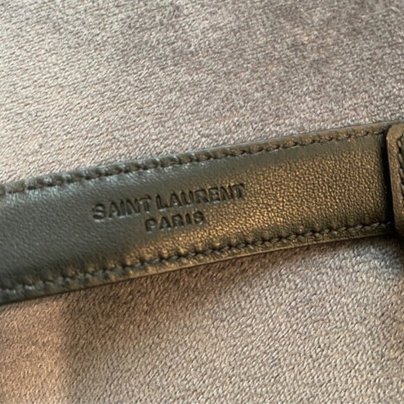 YSL Monogram Leather Belt - Picture 3 of 6